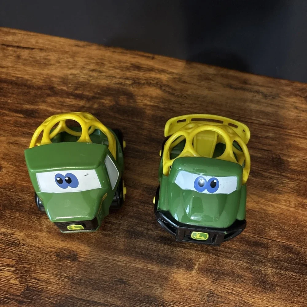 Oball‎ Go Grippers John Deere Vehicles Lot Of 2 Toddler Toy Cars Kids II